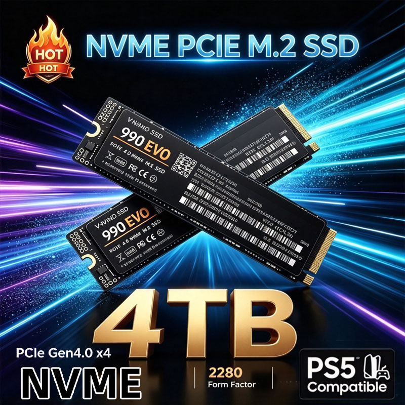 M.2 Nvme 4Tb Pcie 4.0 Ssd - SSD M.2 NVMe 990 EVO Gaming