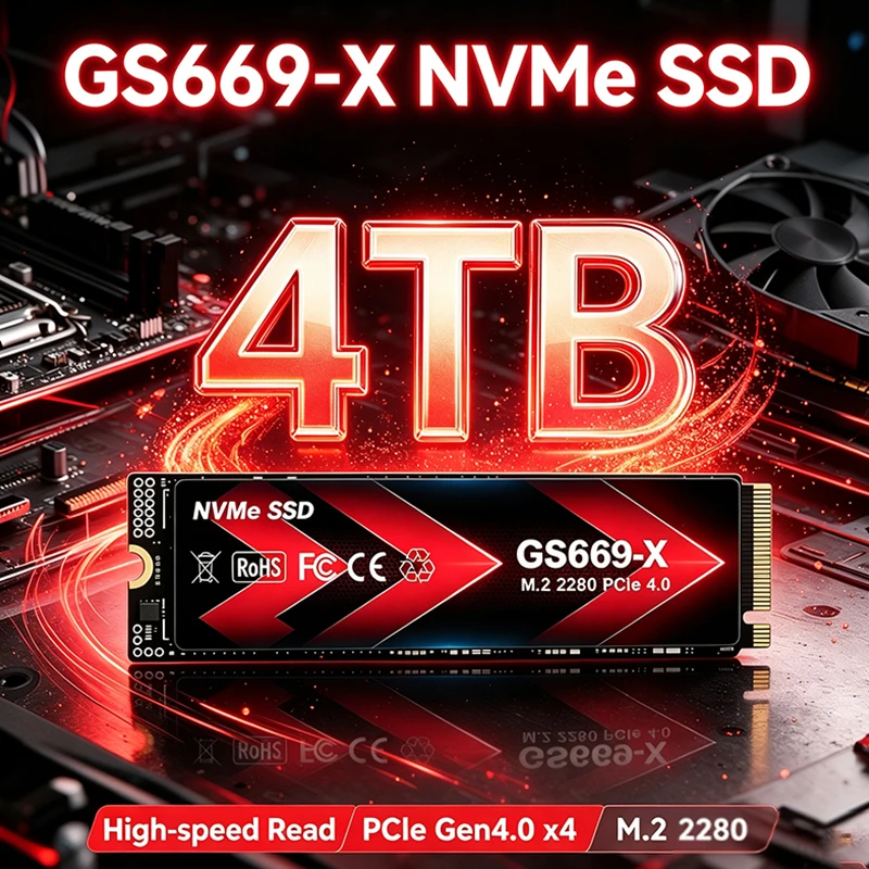 Nuovo SSD NVMe originale GS669 - M.2 Nvme 4Tb Pcie 4.0 Ssd recensione e prezzo