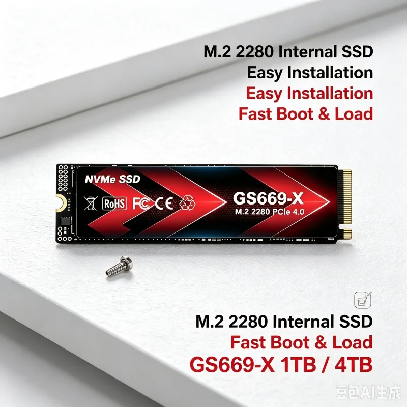 Nuovo SSD NVMe originale GS669 - M.2 Nvme 4Tb Pcie 4.0 Ssd recensione e prezzo